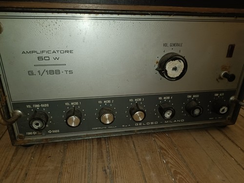 Amplificatore valvole geloso - amplificatore,