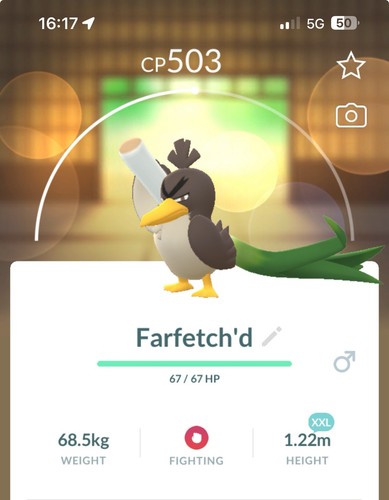 Galarian farfetch xxl - galarian, farfetch’d
