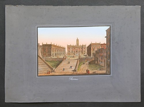 Stampa antica acquaforte 1820 - stampa,