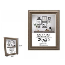 CORNICE PER FOTO PORTA FOTOGRAFIE QUADRI TELE 20 X 25 CM MODELLO LEGNO 71644