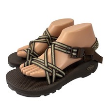 Sandali classici Chaco Zx2 donna 8 cinturini regolabili punta passante marrone escursionismo