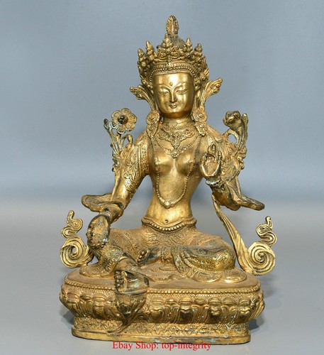 Statua dea illuminazione tara - dea,