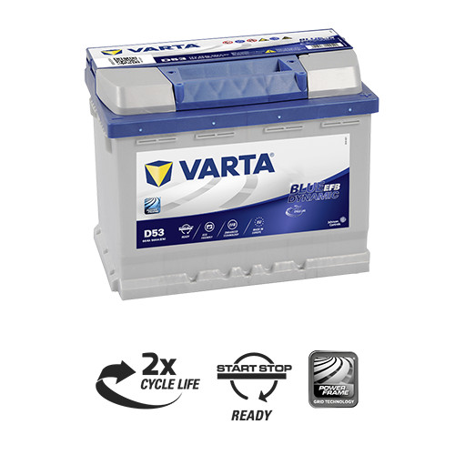 Batteria auto varta blue efb - batteria,