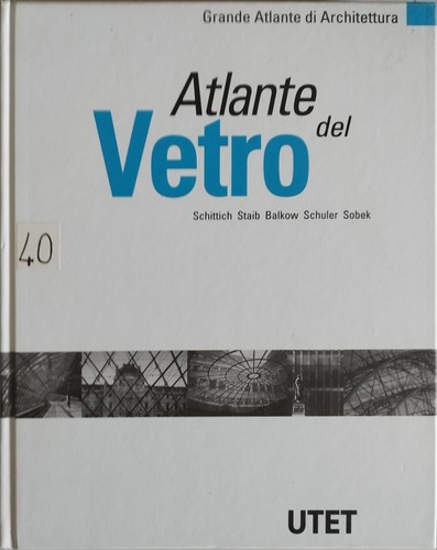 Utet atlante del vetro - utet,