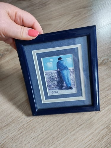 Petit tableau bleu morinay - tableau, de