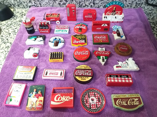 Lotto magneti frigo - frigo, coca