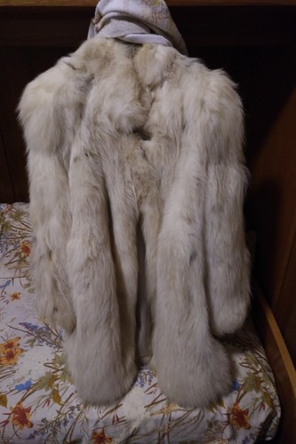 Pelliccia volpe bianca - volpe,