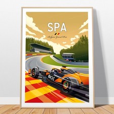 SPA F1 Poster / Oscar Piastri