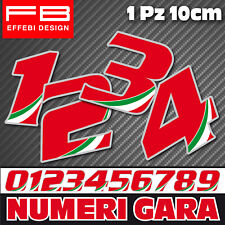 Adesivi Moto NUMERI GARA Italy