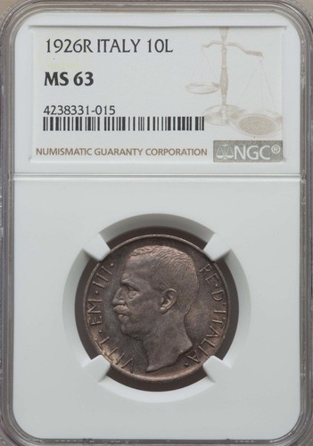1926 italia lire - r, 10