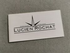Lucien Rochat vintage history paper booklet newoldstock condition