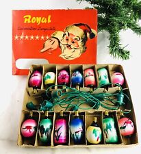 ?Rare Vintage Christmas Lights 50s 60s Made Japan VOLTAGGIO 125 V Lanterne ✈️WW