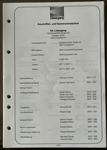 Listino prezzi foglio sfuso - , 14