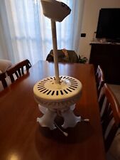 lampadario a ventola bianco con 4 lampadine