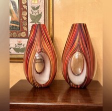 Vaso Murano Missoni soffiato a