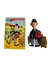 CHARLIE CHAPLIN ""EL VAGABUNDO ALEGRE"" GIOCATTOLO CON AVVOLGIMENTO 6,5"