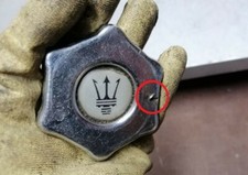 @  Tappo Olio Liquido Motore cromato Originale Maserati Biturbo S 420S