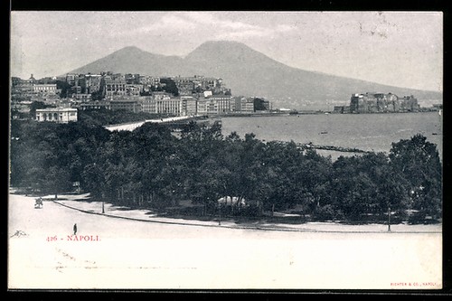 Napoli vista del - del, vesuvio