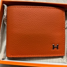 Hermès Orange Bifold Men's