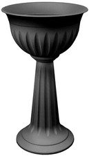 Vaso per piante di urna nera