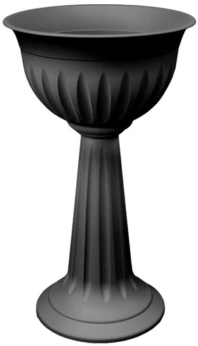 Urna nera alta - cm, vaso