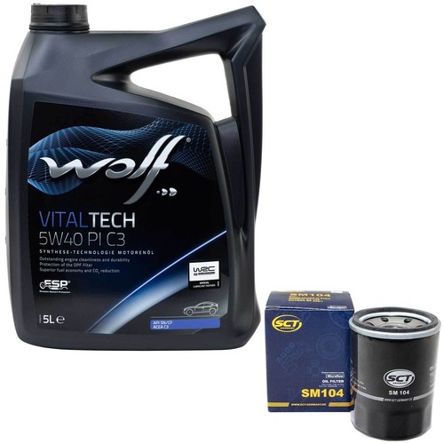 Olio motore set 5w40 - olio, litro