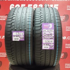 2X 245 40 R21 100Y XL CONTINENTAL PREMIUM CONTACT 6 5.0/5.2MM REF. 14154