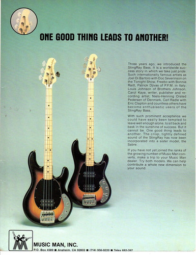 Music man stingray sabre - music,