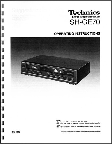 Technics ge70 equalizzatore - technics,