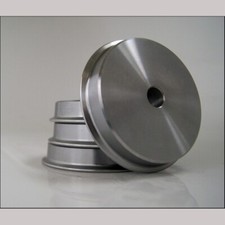 5" gauge  Wheel 3.18" dia plain disc (each) CNC machined Steel