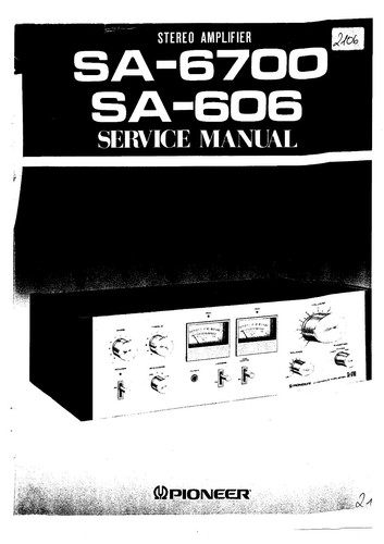 Servizio manuale istruzioni - manuale,