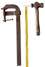 Martello & Morsa Anni ’60 Originali – Utensili Vintage da Restaurare Acciaio