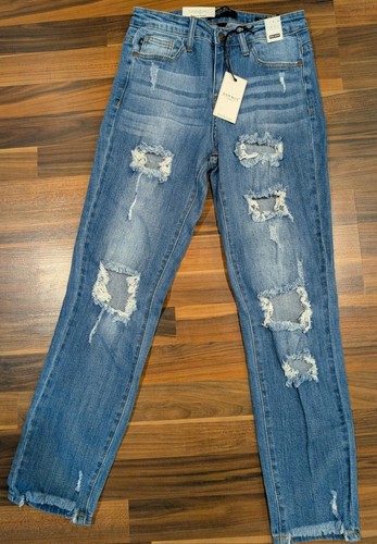 Jeans judy blu donna vita - blu,