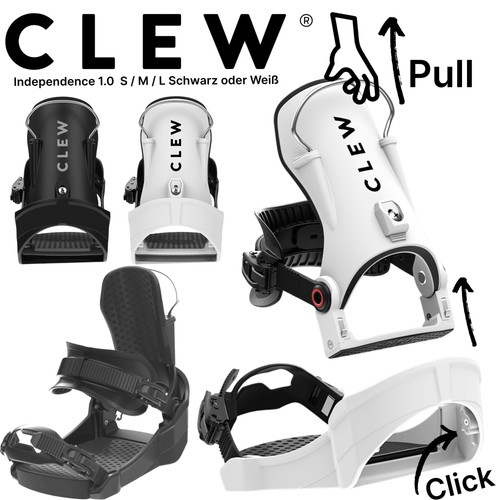 Attacco snowboard clew - snowboard,