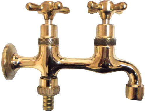 Rubinetto doppio per - rubinetto,