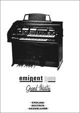 EMINENT 2000 Grand Theatre Service Manual repair Schematic Diagrams Schaltplan