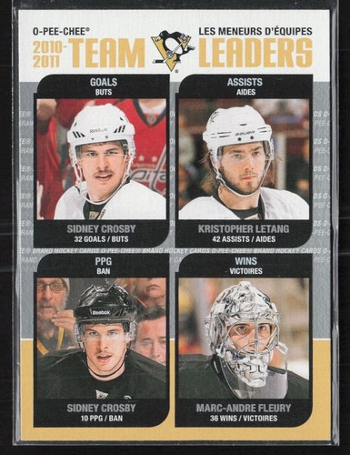 Opc crosby letang - opc, 2011