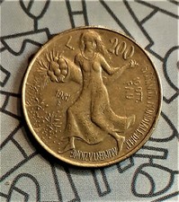 MONETA  ITALIA DA 200 LIRE