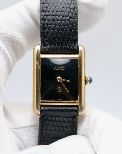 Cartier tank must vermeil - vermeil, sm