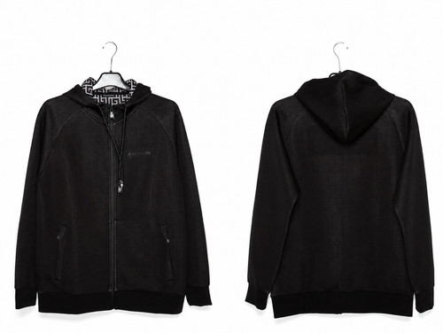 Felpa con cappuccio zip - con,
