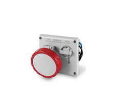 Scame 4053287 presa interbloccata 3P+N+T e Scatola Parete 5720310 serie OMNIA