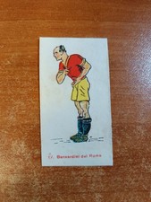 Figurina Calciatori BERNARDINI - ROMA N.19 Caricatura Ed. FIDASS 1936 originale