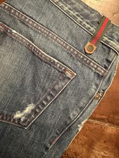 Gucci jeans délavé