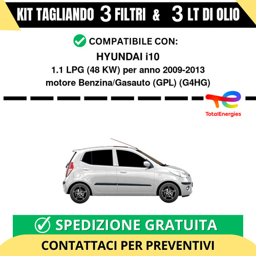 Tagliando per hyundai - tagliando, 1.1