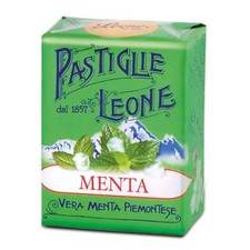 Caramelle Dure Pastiglie Leone Gusto Menta Astuccio da 6 x 30g
