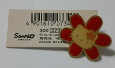 Distintivo spilla Hello Kitty 1997' SANRIO retrò vecchio fiore vintage
