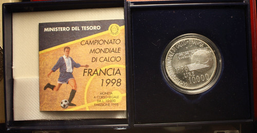 Italia 10000 lire argento - italia,