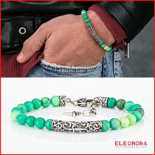 Bracciale uomo argento - bracciale,