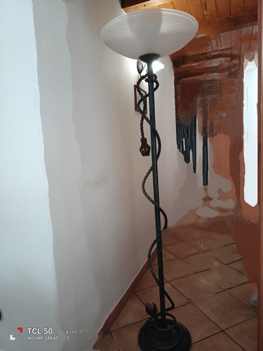 Piantana ferro battuto - battuto, e