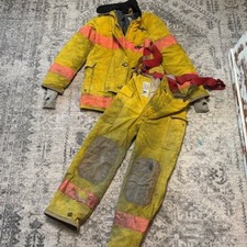 Set attrezzi vintage anni 80 giallo pompiere affluenza - Nomex --RARO-